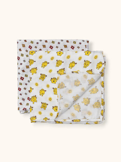 Swaddle Blanket Set Little Miss Sunshine