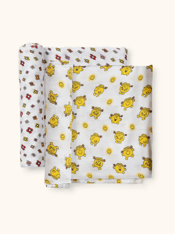 Swaddle Blanket Set Little Miss Sunshine