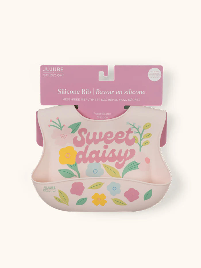 Silicone Bib Sweet Daisy