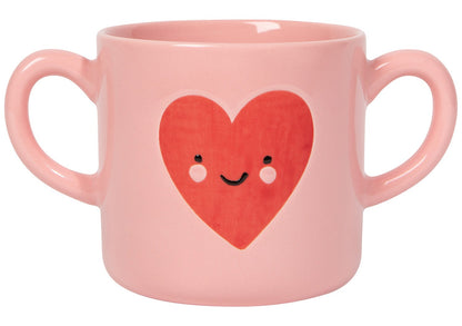 Heart to Heart Double-Handle Mug