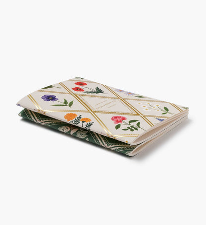 Garden Study Pocket Notebooks Pair of 2