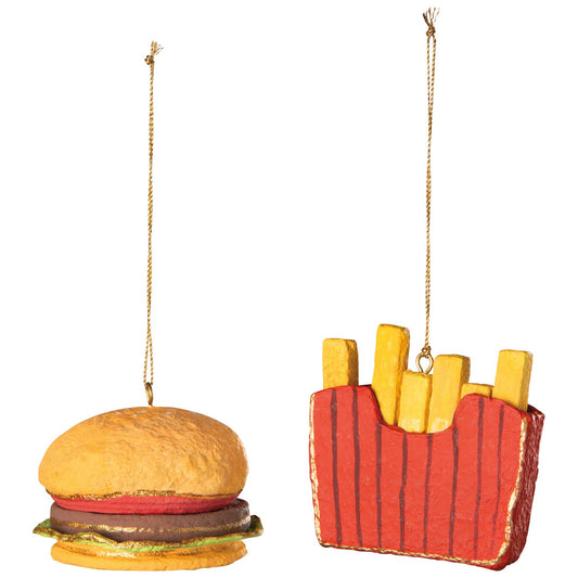 Combo Meal Mache Christmas Tree Ornaments