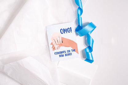 OMG! Congrats On The New Bling! Greeting Card