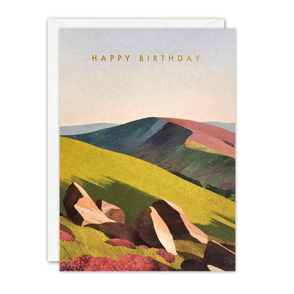 Wild Hills Birthday Card