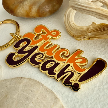 Positivity Salty Language  Enamel Keychain