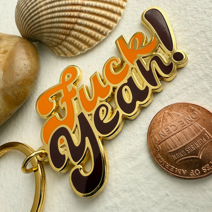 Positivity Salty Language  Enamel Keychain