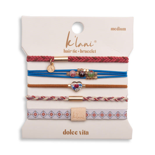 Dolce Vita Hair Tie + Bracelets