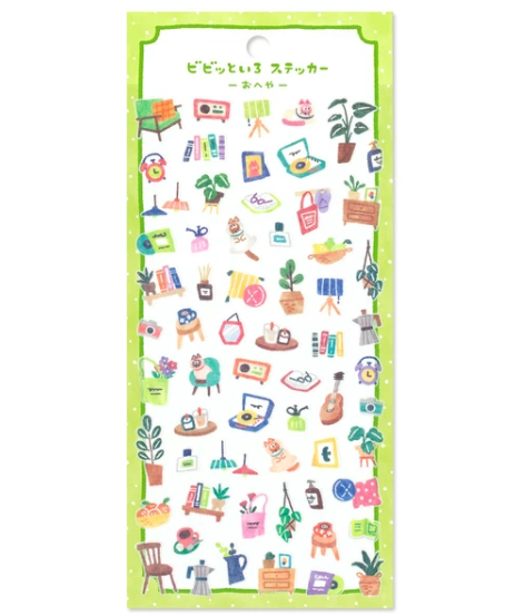 Kawaii Bibitto Iro Sticker Objects In The Room