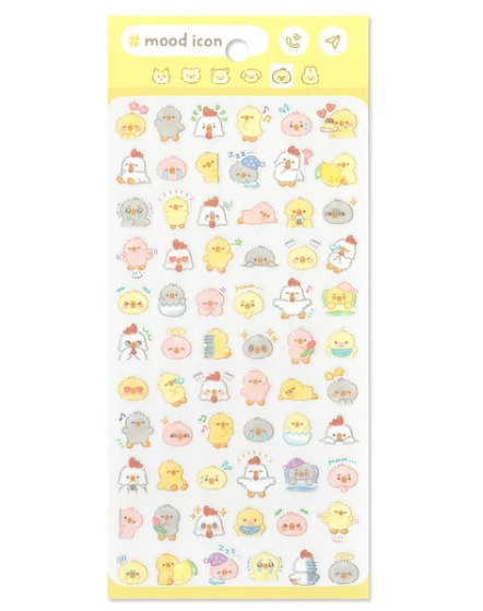 Kawaii Mood Icon Stickers Chick