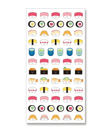Kawaii Nippon Nippon Petit Petit Stickers Sushi