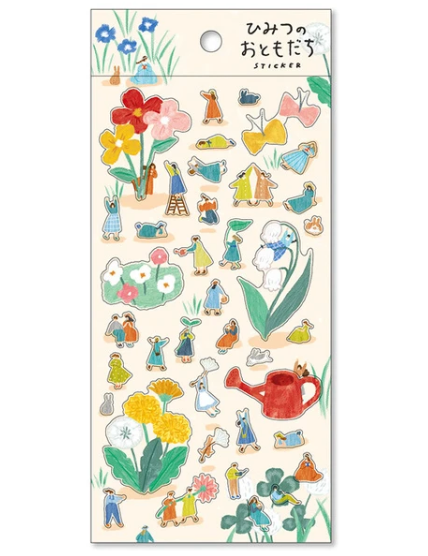 Kawaii Secret Friends Stickers Secret Flower Pickers