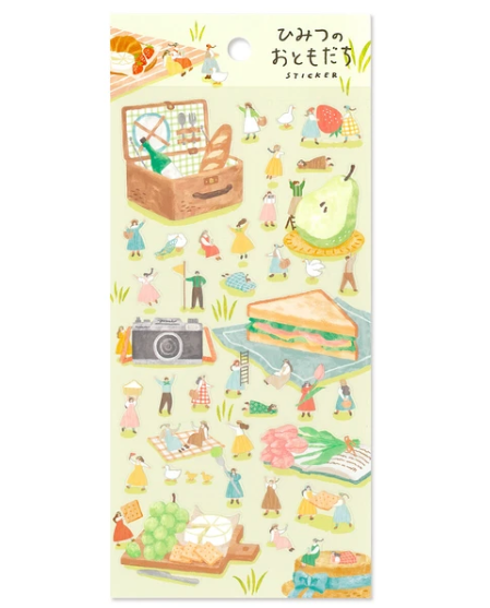 Kawaii Secret Friends Stickers Secret Picnic