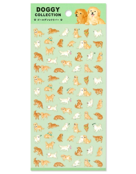 Kawaii Stickers Golden Retriever