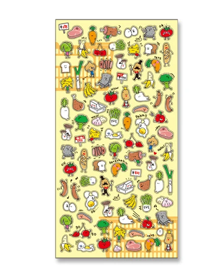 Kawaii Stickers Petit Petite Today's Foodie Time