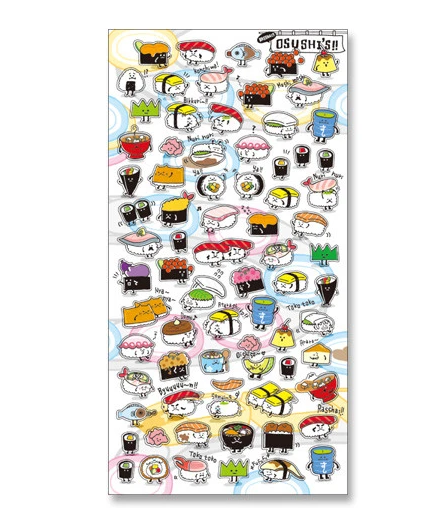 Kawaii Stickers Rashii Sushi's