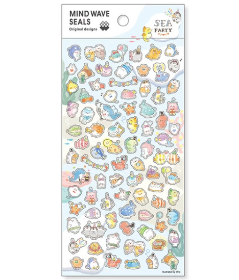 Kawaii Stickers Sea Party