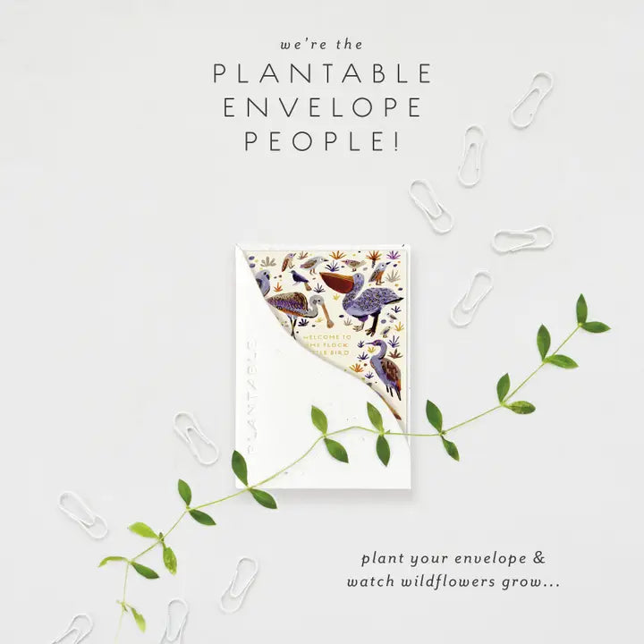 Little Bird Sprout Mini Greeting Card