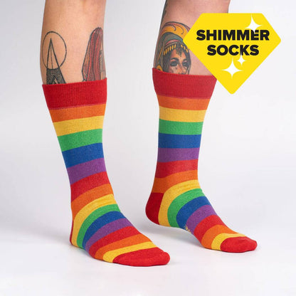 Unisex Crew Socks March With Pride (S/M)