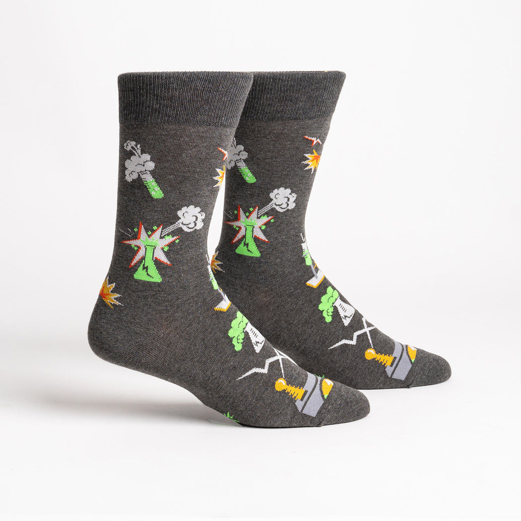 Men's Crew Socks Weird Science