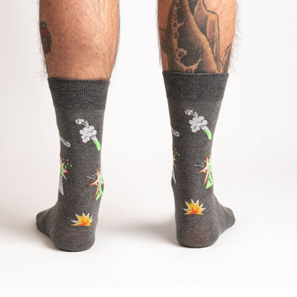 Men's Crew Socks Weird Science