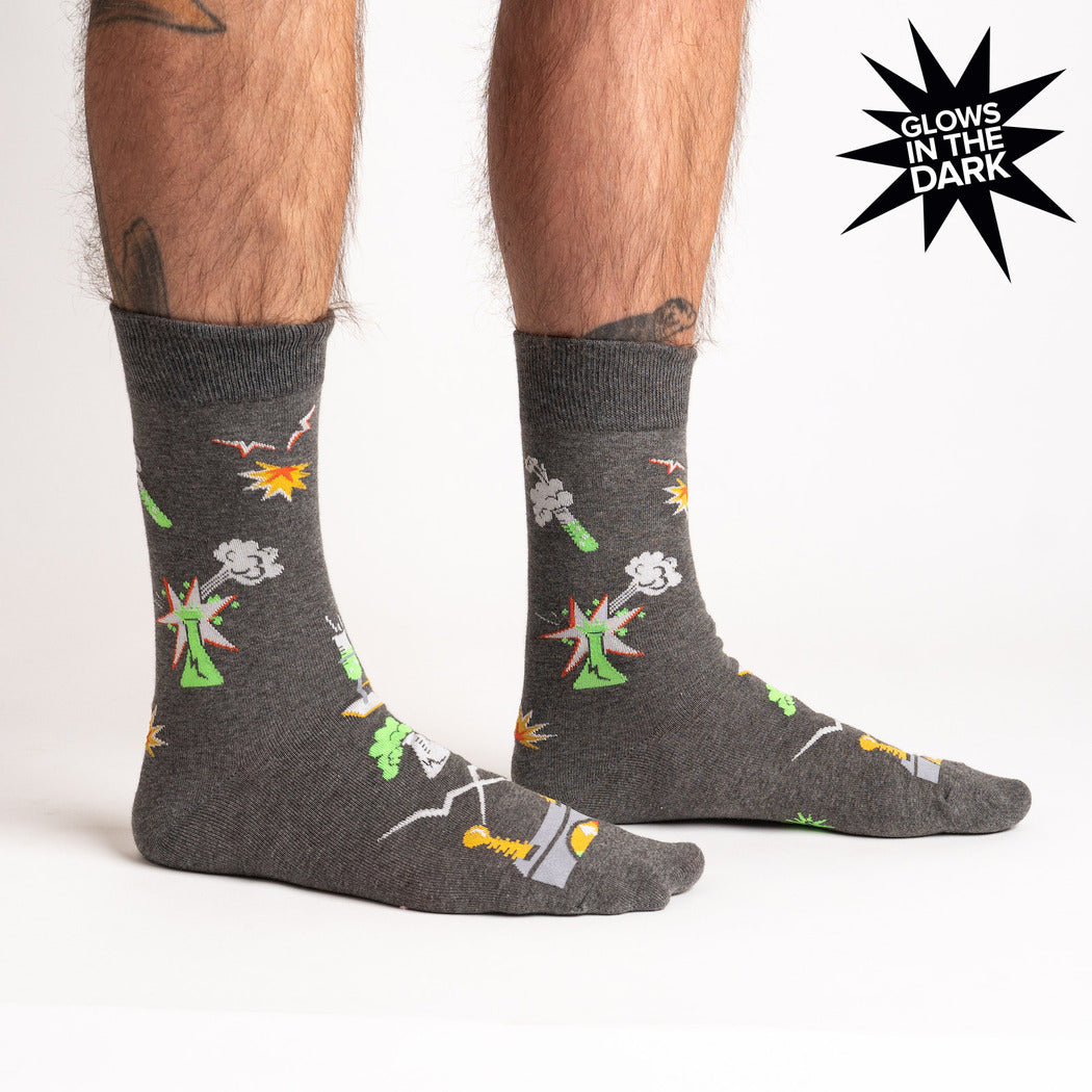 Men's Crew Socks Weird Science