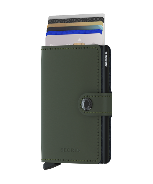 Miniwallet Matte Green Black