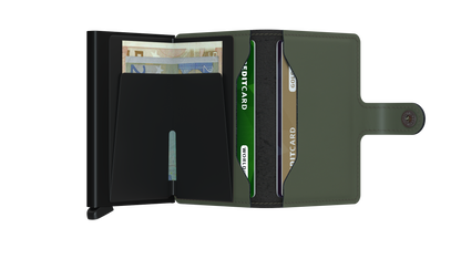 Miniwallet Matte Green Black