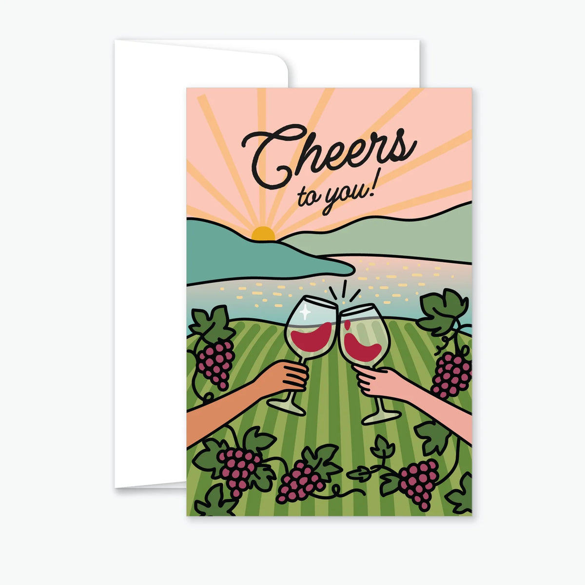 Cheers To You Greeting Card