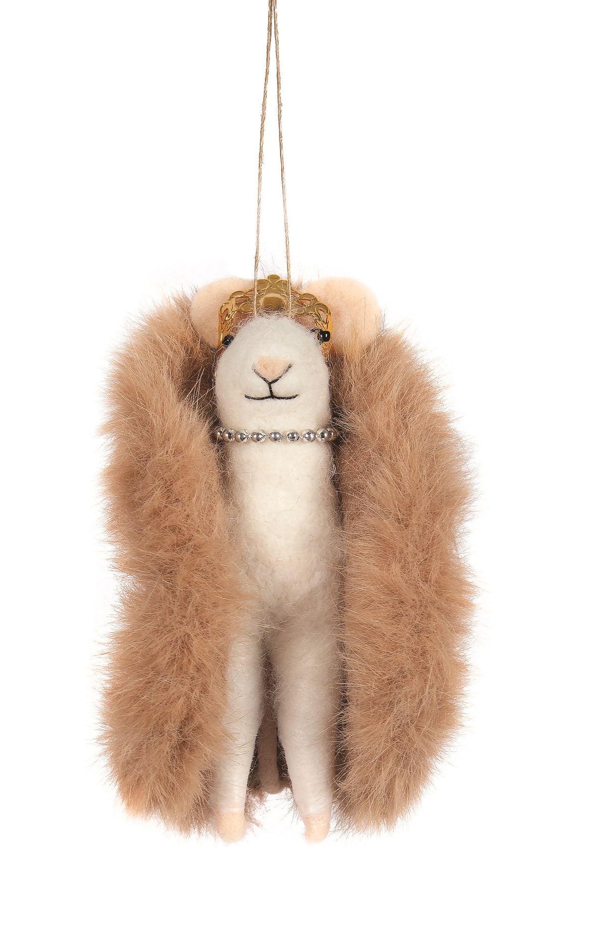Diva Mouse in Fur Coat Ornament