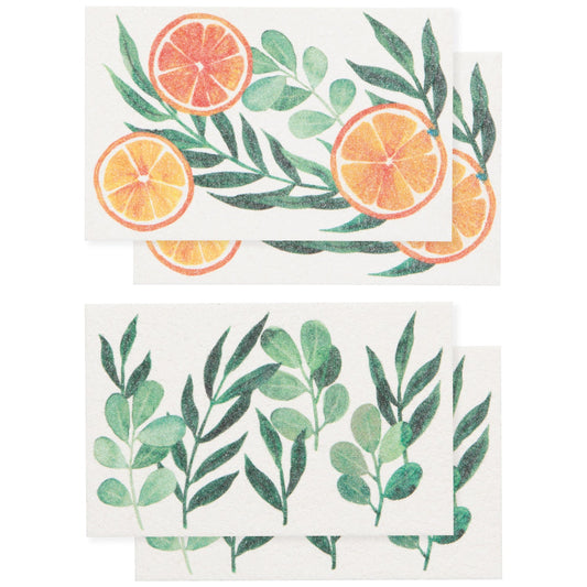 Cedar & Citrus Pop Up Cellulose Sponge Set