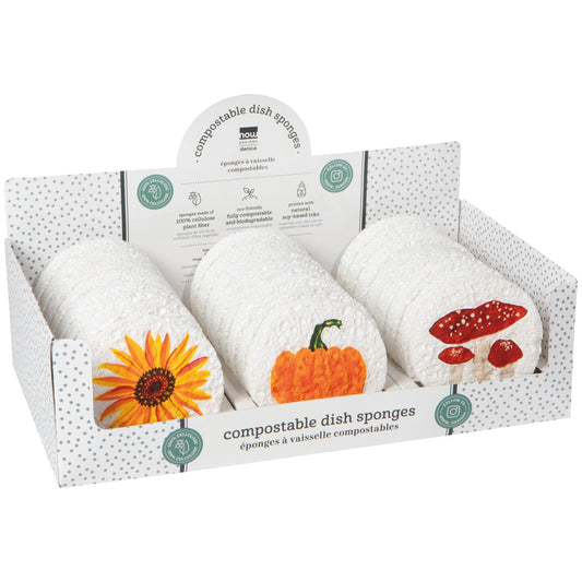 Autumn Bounty Compostable Cellulose Sponges