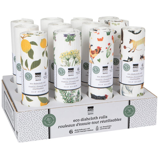 Reusable Cellulose Dishcloth Roll – Compostable & Eco-Friendly
