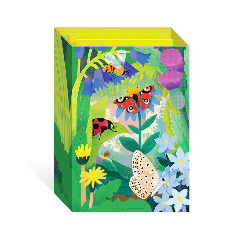 British Insects Pop Up Greeting Card