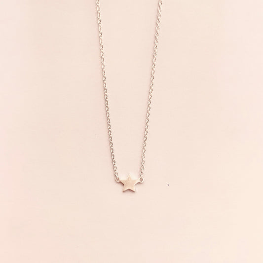 Tiny Star Sterling Silver Necklace