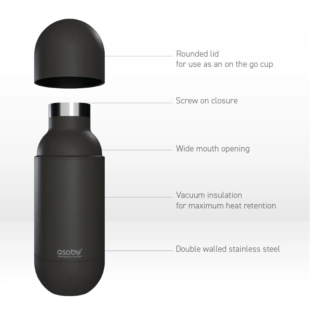 Orb Pastel Green + Cream Water Bottle