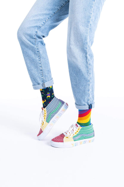 Over The Rainbow Crew Socks