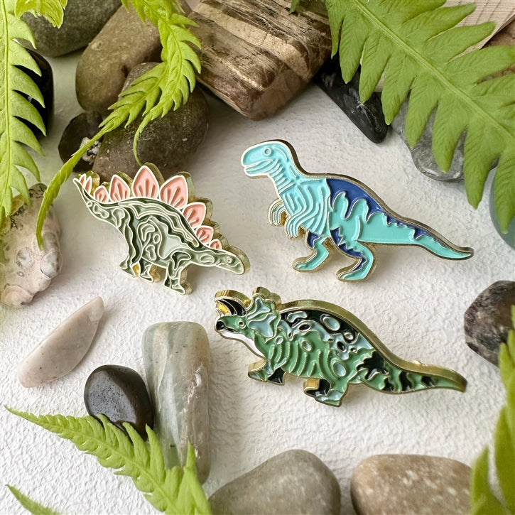 @186 Pin Blue Velociraptor