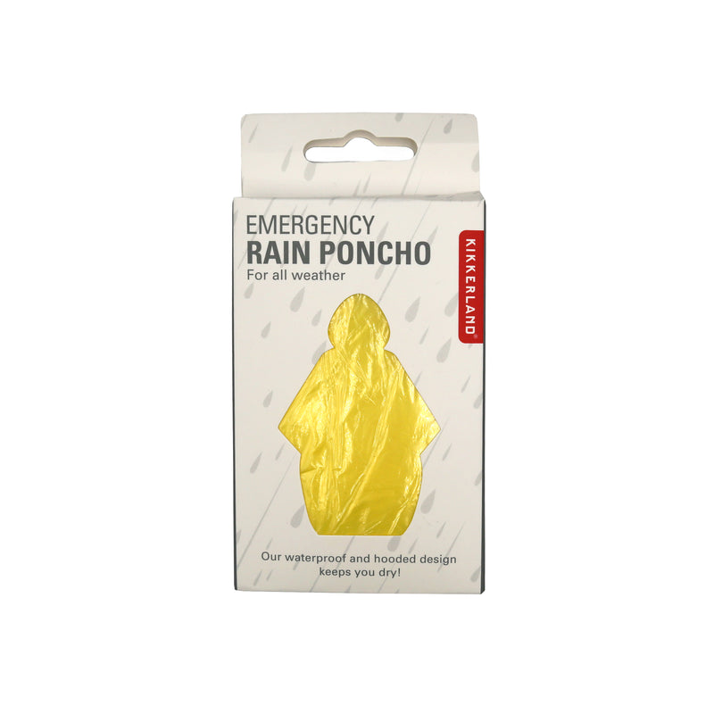 Emergency Rain Poncho Assorted