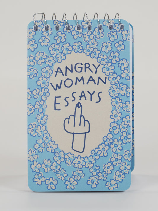 Angry Woman Essays Spiral Notebook