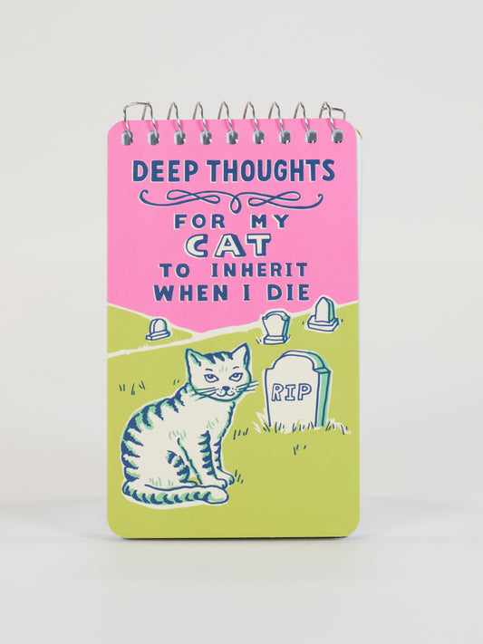 Deep Thoughts Spiral Notebook