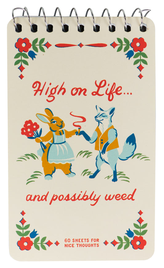 High On Life Spiral Notebook