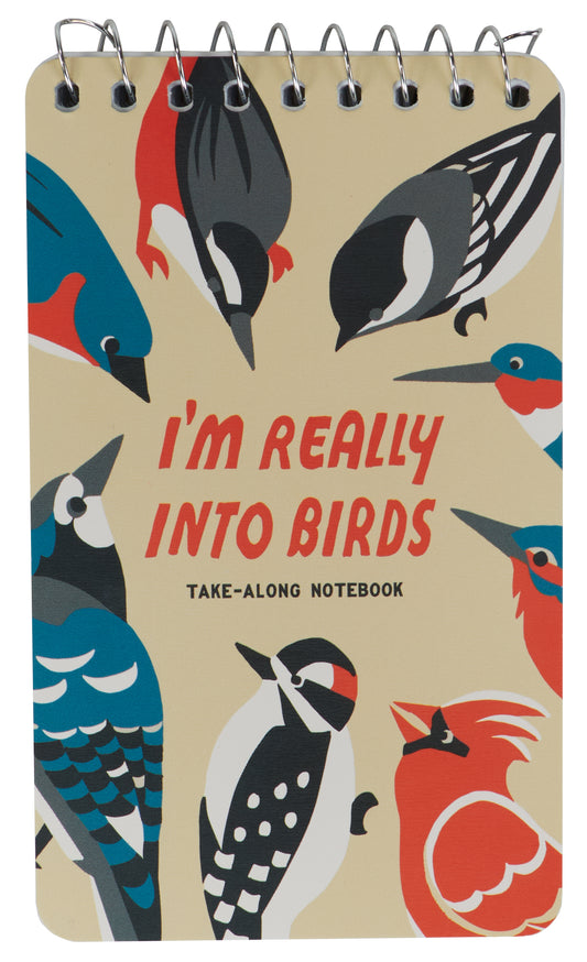 Really Into Birds Spiral Notebook