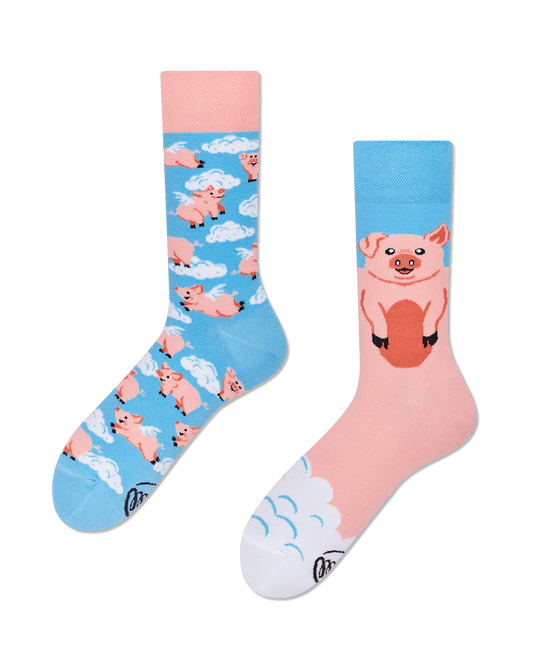 Piggy Dream Crew Socks