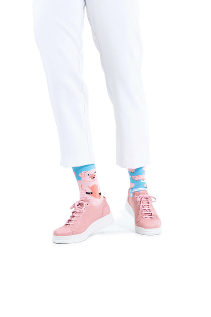 Piggy Dream Crew Socks