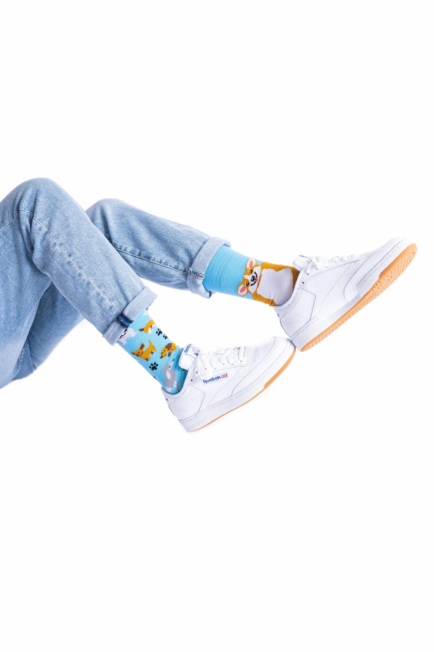 Playful Dog Crew Socks