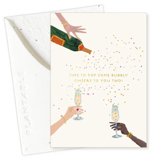 Pop Some Bubbly Sprout Mini Greeting Card
