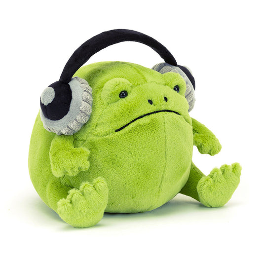 Ricky Rain Frog Headphone Plush Toy