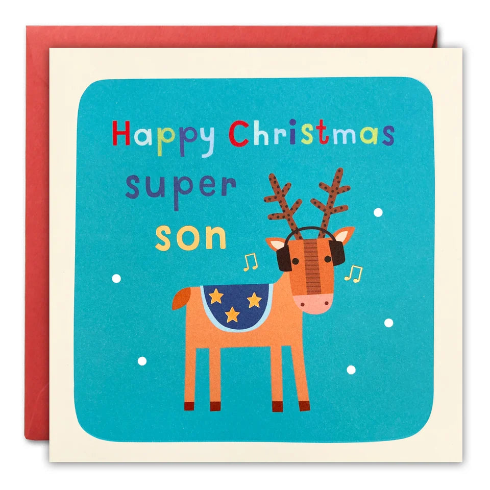 Happy Christmas Super Son Christmas Card