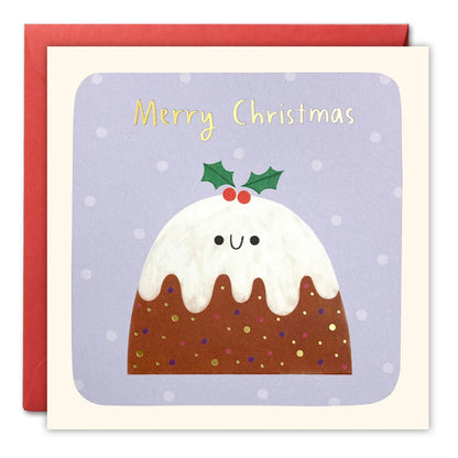 Happy Pudding Christmas Card