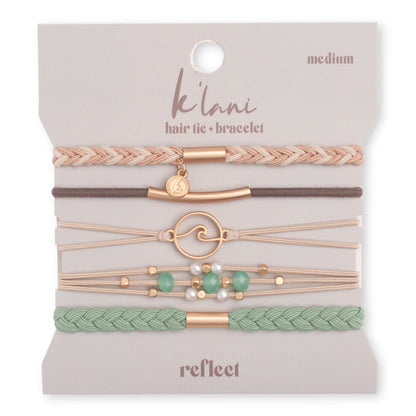 Reflect Hair Tie + Bracelets